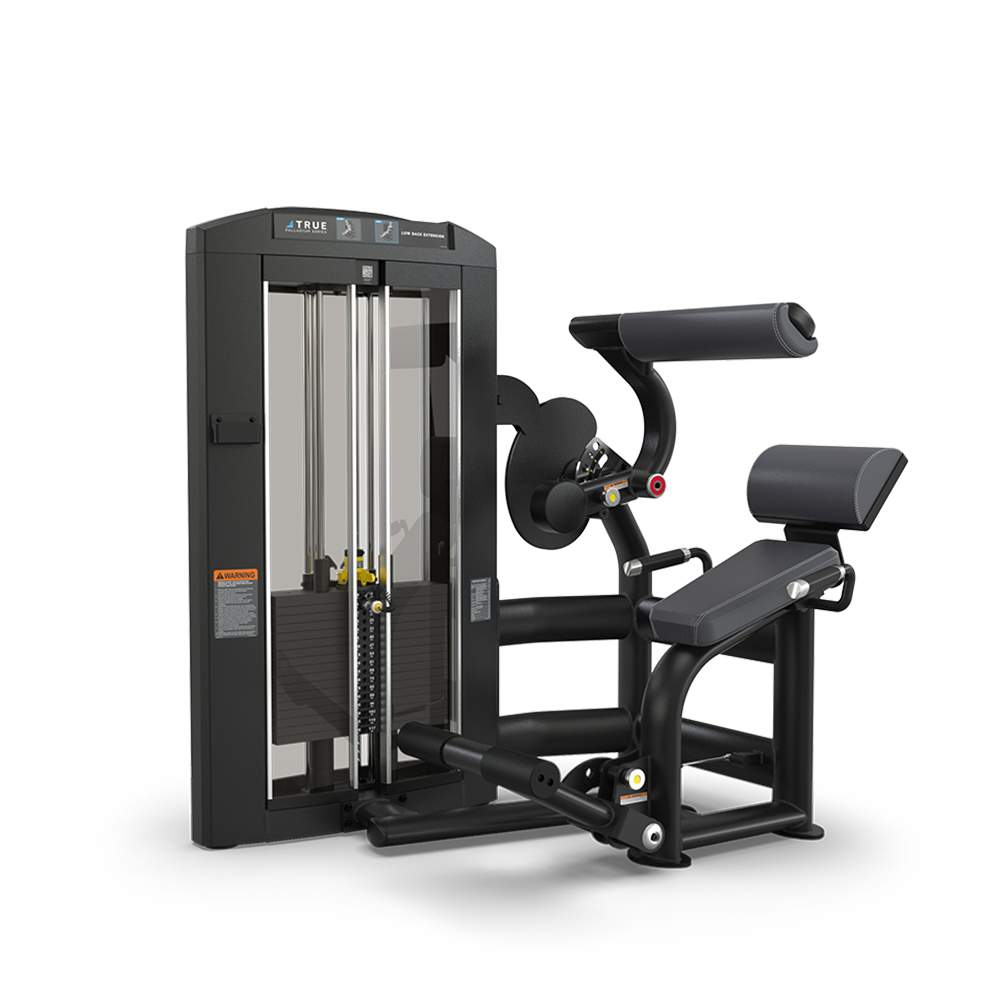 A black seated exercise machine with padded rollers and adjustable weights, designed for targeting leg and thigh muscles, set against a plain white background.