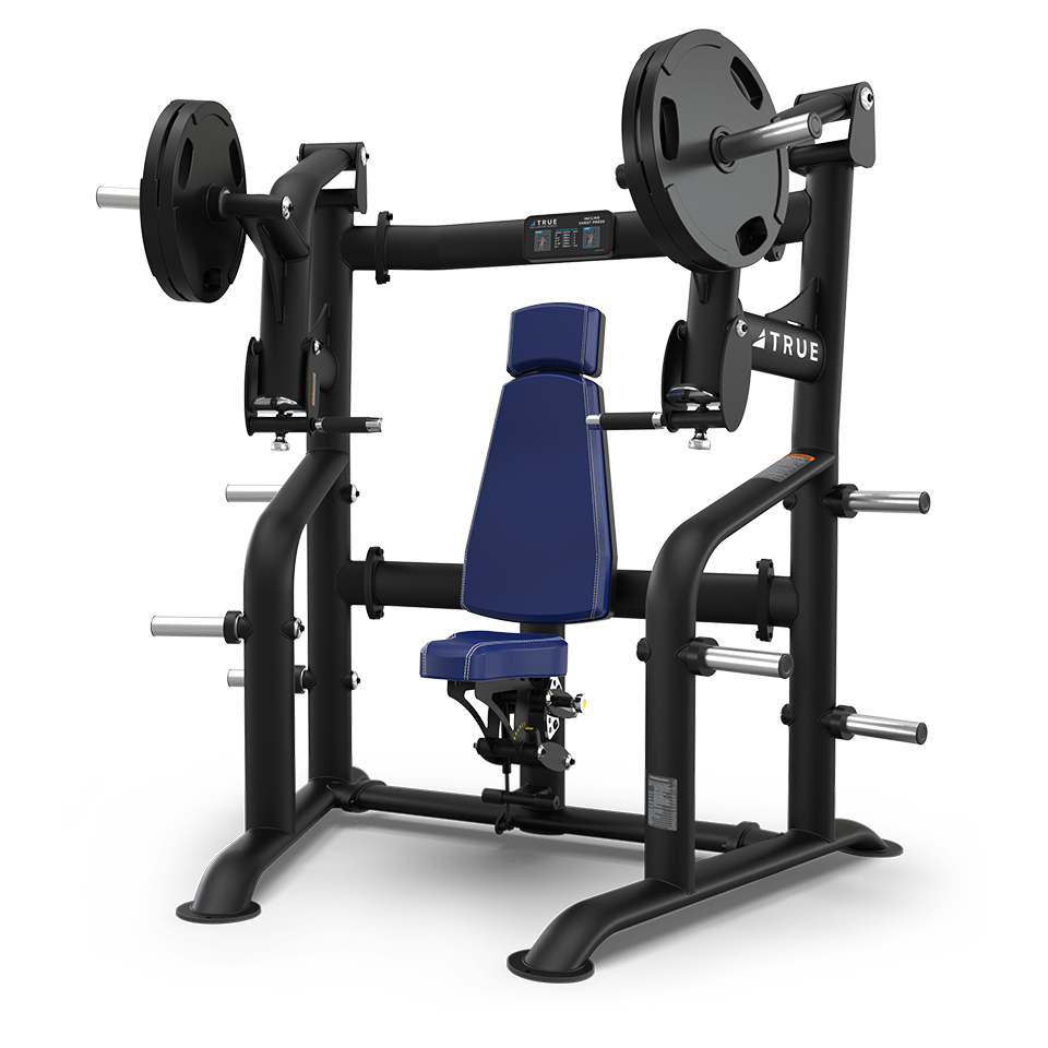 A blue and black exercise machine.